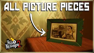 How To Complete The Picture Frame Puzzle In Hello Neighbor 2 | 4 Mr Peterson Photo Pieces Locations