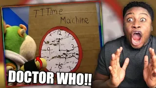 JUNIOR TRAVELS TO THE PAST! | SML Movie: The Time Machine Reaction!