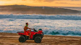 SURFING GIANT PIPELINE! (HAWAII)