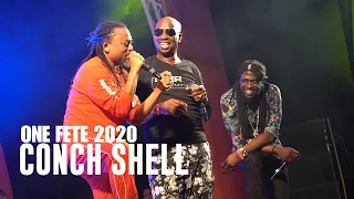 Skinny Fabulous, Machel Montano, Iwer George performs Conch Shell at ONE Fete 2020