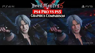 Devil May Cry 5 PS5 vs PS4 Pro | Graphics Comparison | DMC5 PS4 vs PS5 | NV Game Zone