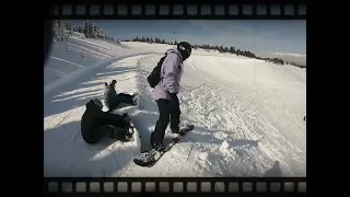 Skiing at White Pass, Washington.