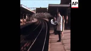 SYND 15-3-73 LONDON COMMUTERS AND CONTINUED GO SLOW ON BRITISH RAIL