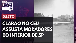 Barulho de explosão no céu assusta moradores de cidades do estado de São Paulo