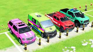 POLICE CARS CHEVROLET, LIZARD, FORD, AUDI, VOLSKWAGEN and TRANSPORTING WITH MAN TRUCKS ! FS22 #140