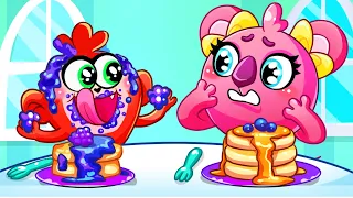 Yum Yum Breakfast Song 😻 Healthy Habits || Kids Cartoon || Animation For Kids || Nursery Rhymes
