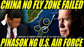 CHINA NO FLY ZONE PINASOK NG 12 EROPLANO NG U.S. AIR FORCE, CHINA LAIONING 16 CARRIER UMATRAS?