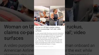 Woman on US flight creates ruckus, claims passenger isn't real