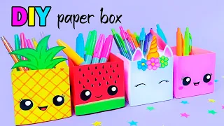 How to Make a Paper Pen Holder / DIY Paper Pen Holder / Easy Origami Tutorial