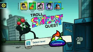 TROLL SHEET QUEST ALL LEVEL SOLUTIONS 1-16