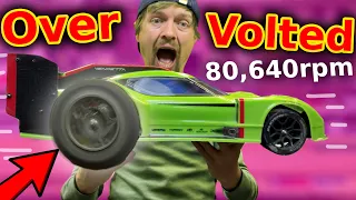 RC car with Double the volts - Double as fast or BOOM?!?