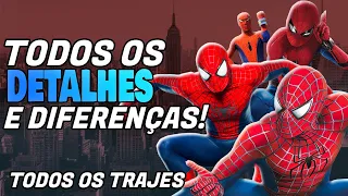 TODAS as ROUPAS do HOMEM-ARANHA e suas DIFERENÇAS!