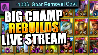 🔴Free Gear Removal is ON! Time for Rebuilds