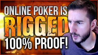 PROOF ONLINE POKER IS RIGGED FOR PROS | Ft. ALLinPav