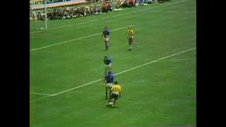 Rivellino famous elastico (flip flap) vs Italy in the final of World Cup 1970