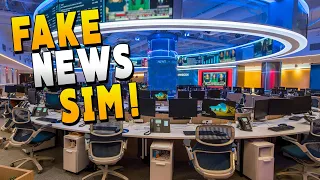 Fake News Simulator Control the TV -- Not For Broadcast Gameplay Demo