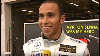 Young Lewis Hamilton - "My ambition is to.. eventually win the World Championship".