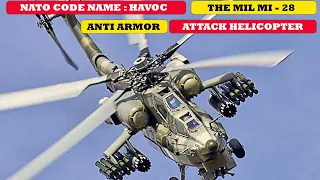 Tank destroyer Mi-28 Anti Armor Helicopter of the Ukraine Russia war, Unleashing Power and Precision