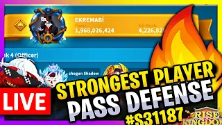 2b Player [Strongest in ROK] Pass Defense! - #S31187 🔥 LIVE! 🔴 Ekrem & BABA