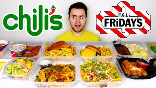 Chili's VS TGI Fridays MENU SHOWDOWN - Appetizers, Entrees + MORE Review!