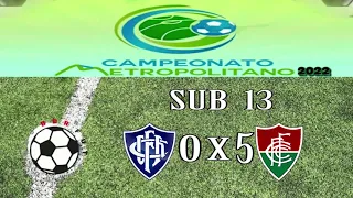 CANTO DO RIO  X FLUMINENSE SUB 13