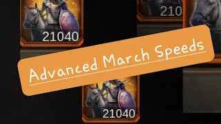 Evony | All About Advanced March Speeds | In Depth Guide to Acquiring Advanced March Speeds