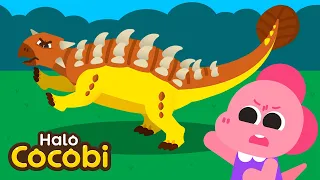 Ankylosaurus | Lagu Dinosaurus | Kartun Anak | Kids Song | Halo Cocobi