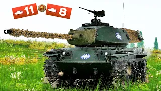 Walker Bulldog M41A3 Gameplay + NUKE(Almost) - Taiwanese Light Tank in War Thunder