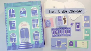 BTS Festa D-day calendar  | 💜8th year anniversary 💜| [unboxing]