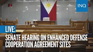 Senate hearing on Enhanced Defense Cooperation Agreement sites