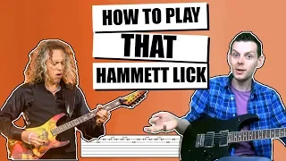 That ONE Lick Kirk Hammett ALWAYS Plays