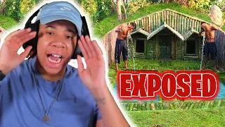 How Primitive Building Videos Are Staged.. YOURE TELLING ME  ITS ALL A LIE???!!!😓😰