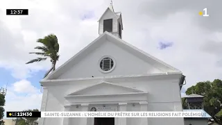 Polémique autour des propos du curé de Sainte-Suzanne.