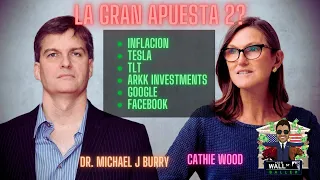 La gran apuesta 2? Michael Burry vs Cathie Wood 💣💥. Peligro con la inflación?😱 Crisis 2021-2022⚠️