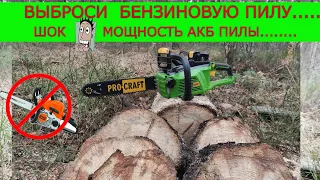 Уделала ВСЕХ 😳 Аккумуляторная пила ProCraft | Тест ВЕЗДЕ