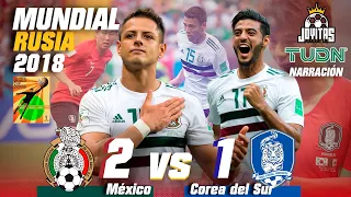 Cuando CHICHARITO y CARLOS VELA hacían goles en la SELECCIÓN 😪 México vs Corea del Sur 🏆Rusia 2018