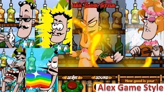 Bartender The Right Mix Y8 - 9 out of 10 game endings in order (Crazy Flash Game)