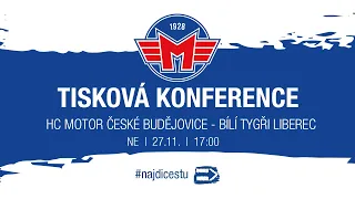 Tisková konference HC Motor České Budějovice - Bílí Tygři Liberec