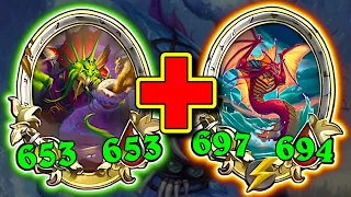 This combo is Crazy for Nagas! | Hearthstone Battlegrounds