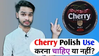 cherry black polish || shose polish review #review #polish