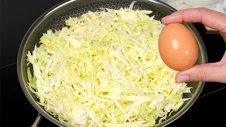 You'll love cabbage when you cook it this way! Delicious recipes from cabbage and eggs!