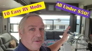 10 Easy RV Mods and Upgrades   Less Than $50 each!