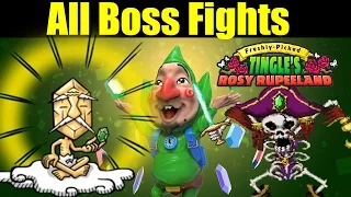 All Boss Fights - Freshly-Picked Tingle's Rosy Rupeeland (The Legend of Zelda Spin Off)