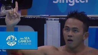 Swimming Men 50m Breaststroke Finals (Day 6) | 28th SEA Games Singapore 2015