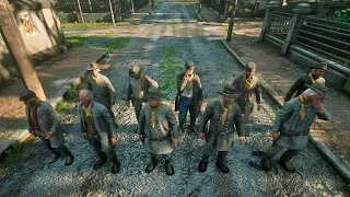 Angelo Bronte's Mob VS Lemoyne Raiders (NPC Wars) | RDR2 Mods