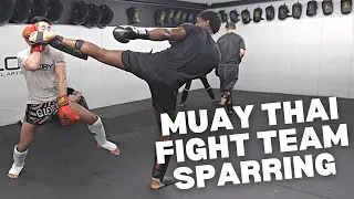 Muay Thai Fight Team Sparring