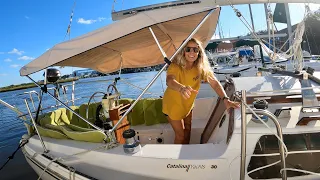 I Camped on a Sailboat in St. Augustine | Goodbye Florida!