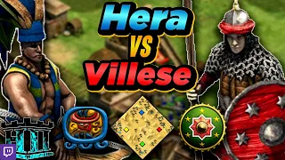 Mayans vs Hindustanis 1v1 Arabia | vs Villese | AoE2