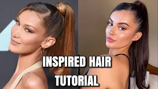 BELLA HADID INSPIRED HAIR TUTORIAL | SONIA GIL-LUBEIRO