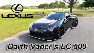 An LC 500 fit for Darth Vader! * CRAZY LOUD EXHAUST
